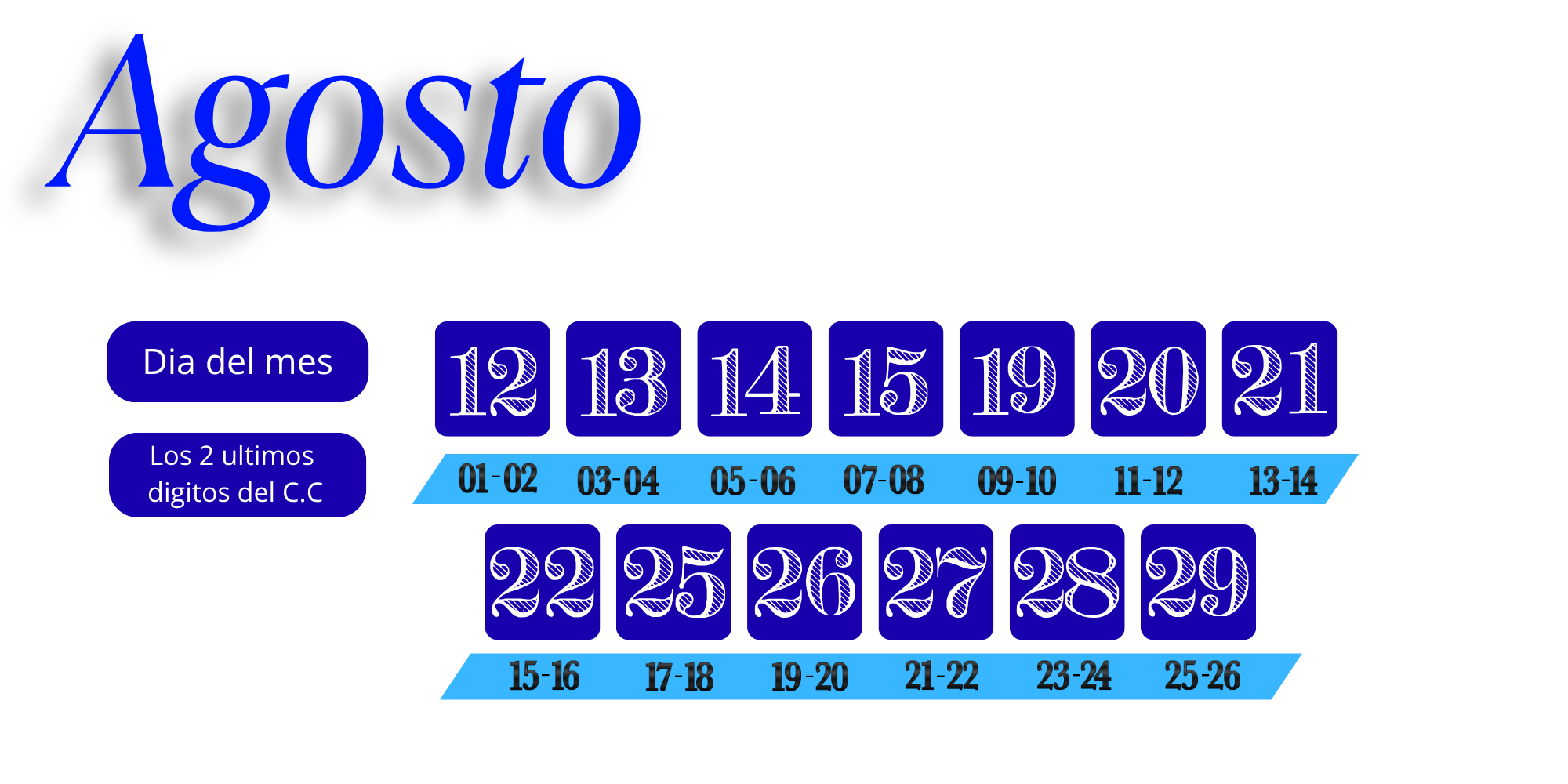 Calendario Agosto 2025