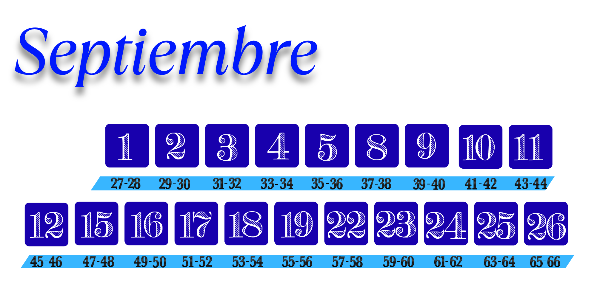 Calendario Septiembre 2025